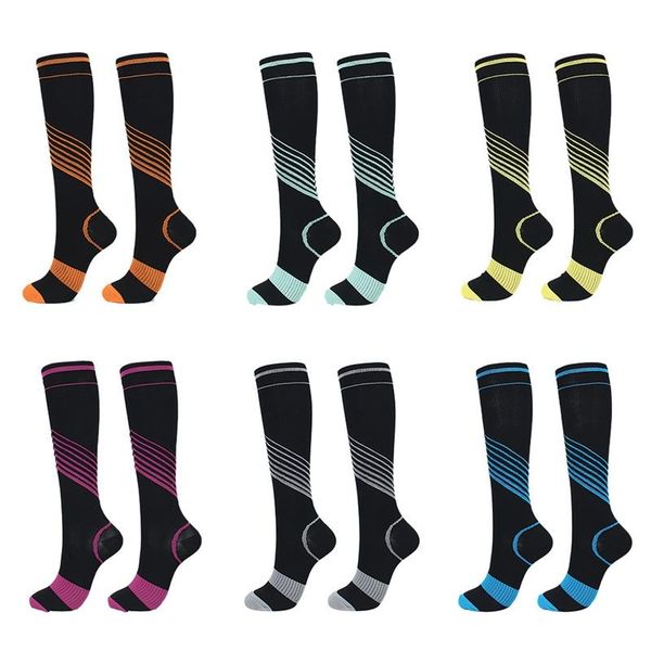 sports socks men women compression fit for outdoor anti fatigue pain relief knee high stockings eu 35-46, Black
sports socks men women compression fit for outdoor anti fatigue pain relief knee high stockings eu 35-46, Black