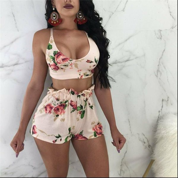 summer 2 pcs womens tracksuits crop blouse high waist shorts set romper print outfits clothes for o neck, Gray
summer 2 pcs womens tracksuits crop blouse high waist shorts set romper print outfits clothes for o neck, Gray