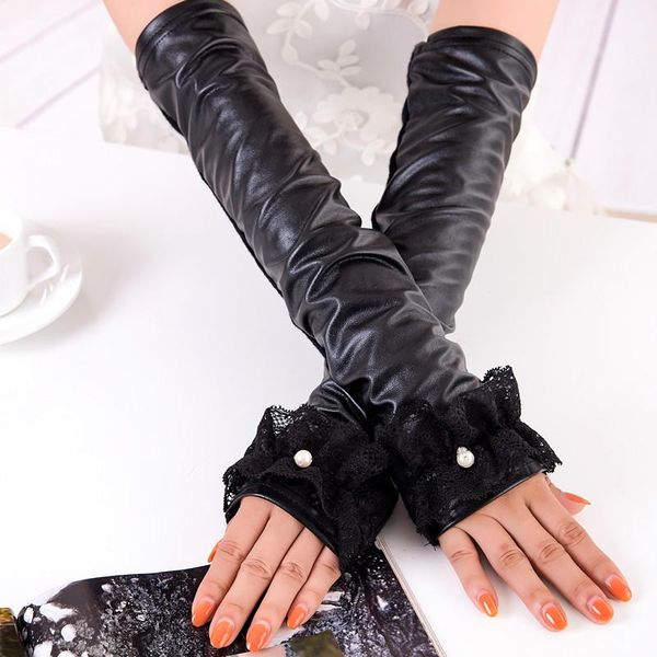 fingerless gloves 2021 sale fashion leather female autumn and long paragraph elbow plus cashmere warm lace pearl arm sets of skin, Blue;gray
fingerless gloves 2021 sale fashion leather female autumn and long paragraph elbow plus cashmere warm lace pearl arm sets of skin, Blue;gray