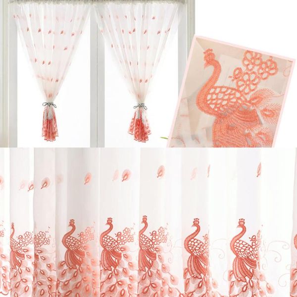 curtain & drapes short embroidered peacock feather sheer for home living room kitchen door balcony window panel
curtain & drapes short embroidered peacock feather sheer for home living room kitchen door balcony window panel