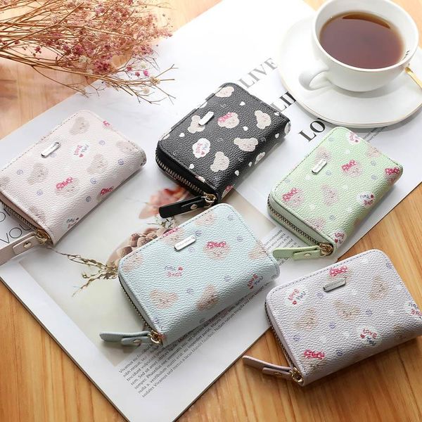 card holders 2021 cute bear organ style zipper small case pu leather id cardcase mini wallet purses bag, Brown;gray
card holders 2021 cute bear organ style zipper small case pu leather id cardcase mini wallet purses bag, Brown;gray