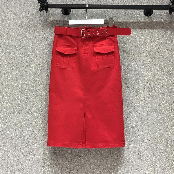 skirts summer womens green red black yellow high waisted placket stretch pencil denim skirt for women bc180
skirts summer womens green red black yellow high waisted placket stretch pencil denim skirt for women bc180