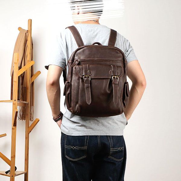 fashion luxury natural genuine leather men's large-capacity backpack leisure work lapbookbag outdoor travel cowhide bagpack
fashion luxury natural genuine leather men's large-capacity backpack leisure work lapbookbag outdoor travel cowhide bagpack