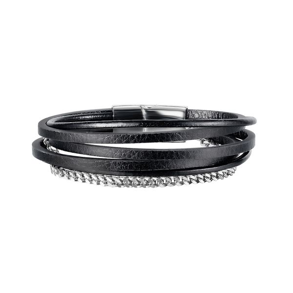 bracelets for man stainless steel charm black fiber synthetic hip-pop style leather mans birthdays gifts, Golden;silver
bracelets for man stainless steel charm black fiber synthetic hip-pop style leather mans birthdays gifts, Golden;silver