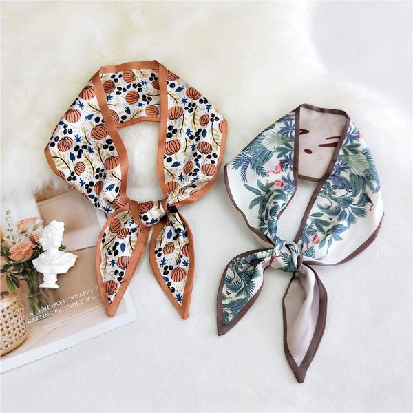scarves women scarf long silk wrap handle bag ribbons female bandana foulard print head gift, Blue;gray
scarves women scarf long silk wrap handle bag ribbons female bandana foulard print head gift, Blue;gray