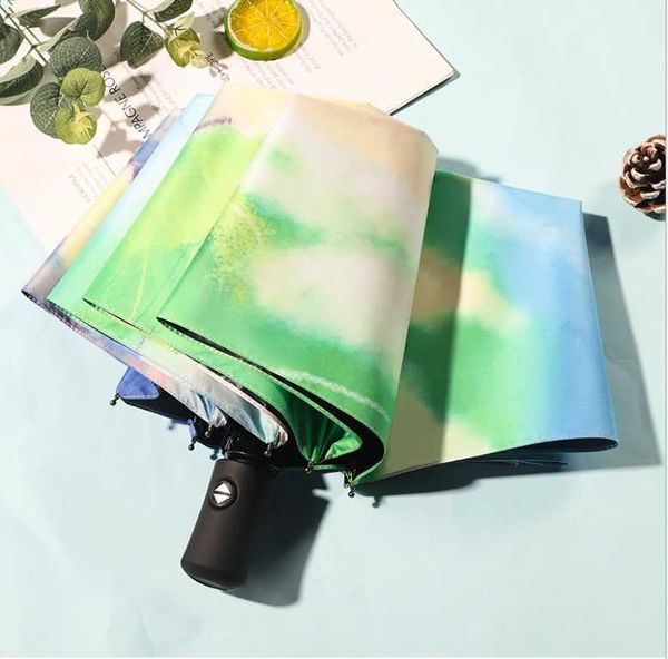 umbrellas fully automatic sun umbrella 2021 fashion summer uv protection black coating 3 folding parapluie
umbrellas fully automatic sun umbrella 2021 fashion summer uv protection black coating 3 folding parapluie