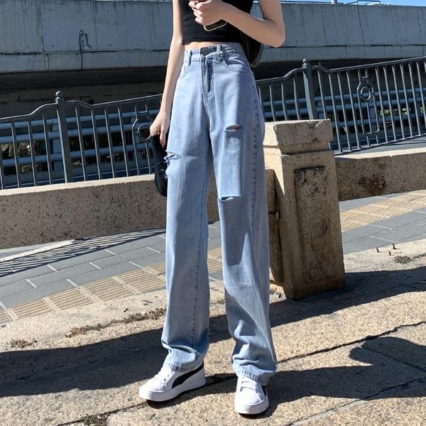 women's jeans tongsihai for women ladies light blue high waist ripped denim pants girls students summer loose streetwear vaqueros mujer
women's jeans tongsihai for women ladies light blue high waist ripped denim pants girls students summer loose streetwear vaqueros mujer