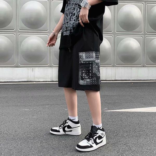 workwear shorts men's summer port fashion brand cashew pants ins korean version of the trend casual five-point, White;black
workwear shorts men's summer port fashion brand cashew pants ins korean version of the trend casual five-point, White;black