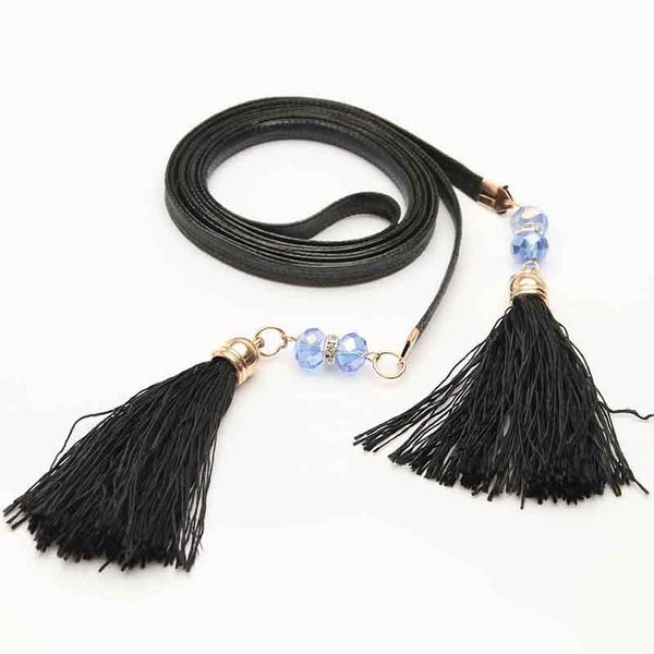 belts ladies belt fashion dress decoration with crystal tassel thin waist chain wild, Black;brown
belts ladies belt fashion dress decoration with crystal tassel thin waist chain wild, Black;brown