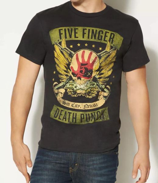 five finger death punch locked and loaded sin city nevada t-shirt new authentic, White;black
five finger death punch locked and loaded sin city nevada t-shirt new authentic, White;black