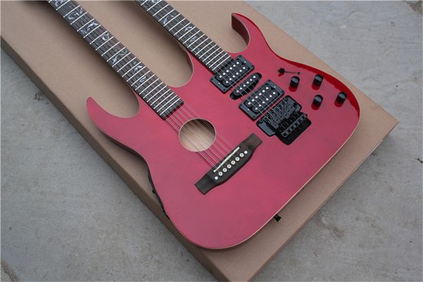new custom double head electric guitar electric guitar and acoustic guitar 6 strings plus 6 strings
new custom double head electric guitar electric guitar and acoustic guitar 6 strings plus 6 strings