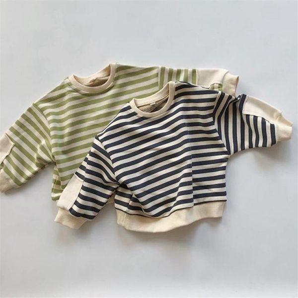 spring t-shirt children striped sweatshirts toddlers kids clothes baby boys girls loose o-neck long sleeve pullovers 211023, Black
spring t-shirt children striped sweatshirts toddlers kids clothes baby boys girls loose o-neck long sleeve pullovers 211023, Black