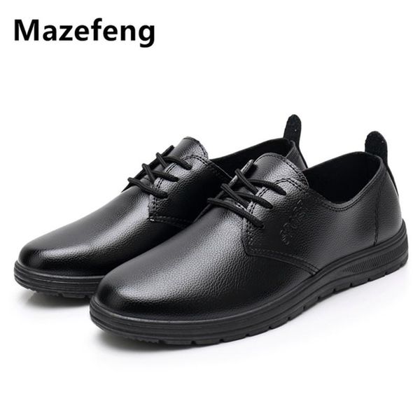 dress shoes mazefeng male leather breathable round toe men lace-up waterproofing solid business black flats
dress shoes mazefeng male leather breathable round toe men lace-up waterproofing solid business black flats