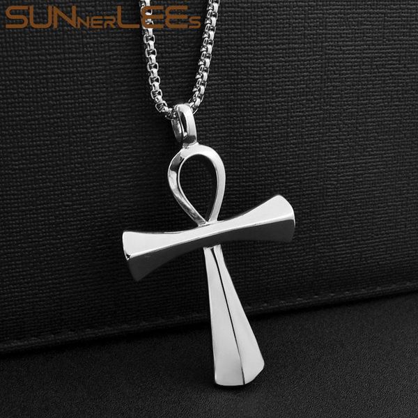 pendant necklaces sunnerlees stainless steel jesus christ cross necklace beads link chain men women gift sp60, Silver
pendant necklaces sunnerlees stainless steel jesus christ cross necklace beads link chain men women gift sp60, Silver