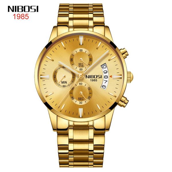 relojes hombre nibosi watches men chronograph male sport waterproof stainless steel quartz watch wristwatches, Slivery;brown
relojes hombre nibosi watches men chronograph male sport waterproof stainless steel quartz watch wristwatches, Slivery;brown