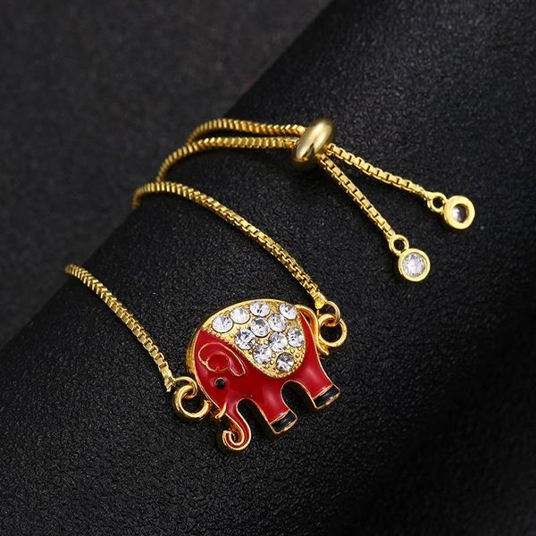 charm bracelets exquisite enamel red blue green elephant bracelet adjustable link chain female children 24*16*5mm, Golden;silver
charm bracelets exquisite enamel red blue green elephant bracelet adjustable link chain female children 24*16*5mm, Golden;silver