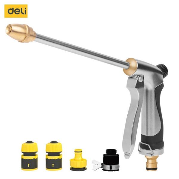 deli 5pcs long rod spray gun multifunction hose nozzle guns garden irrigation plant watering car wash water jet clean tool equipments
deli 5pcs long rod spray gun multifunction hose nozzle guns garden irrigation plant watering car wash water jet clean tool equipments