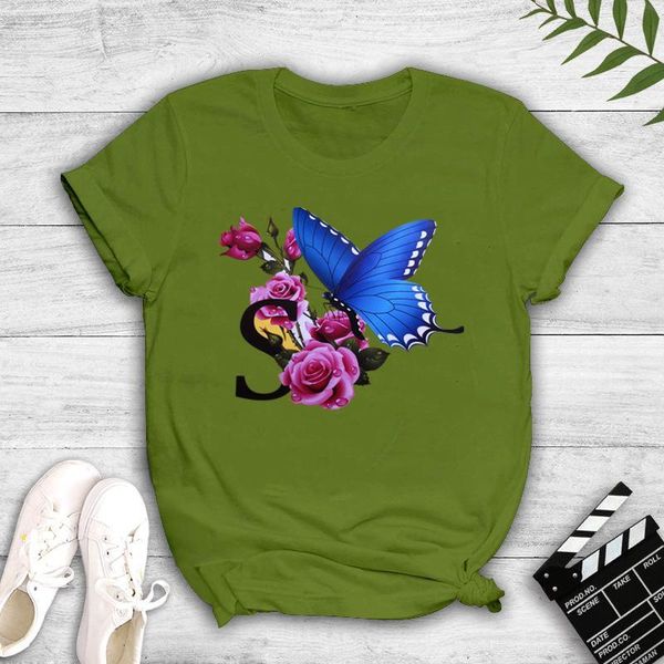 women's t-shirt harajuku women t-shirts butterfly flower printed t shirts fashion short sleeve tee casual o-neck loose female tshirt, White
women's t-shirt harajuku women t-shirts butterfly flower printed t shirts fashion short sleeve tee casual o-neck loose female tshirt, White