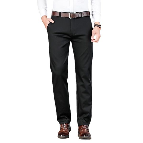 men's pants 2021 autumn bamboo fiber casual classic style business fashion khaki stretch cotton trousers male brand clothes, Black
men's pants 2021 autumn bamboo fiber casual classic style business fashion khaki stretch cotton trousers male brand clothes, Black