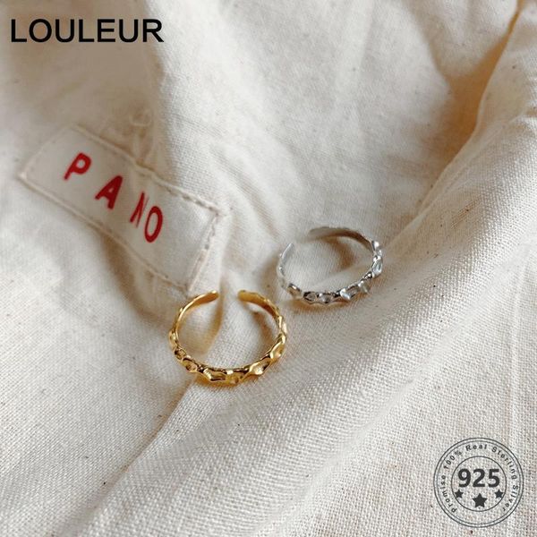 cluster rings louleur 2021 925 sterling silver open ring irregular minimalist thin finger for women fine wedding /engagement jewelry, Golden;silver
cluster rings louleur 2021 925 sterling silver open ring irregular minimalist thin finger for women fine wedding /engagement jewelry, Golden;silver