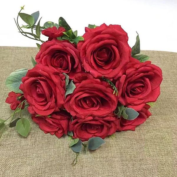 artificial flower rose wedding decoration fake home decorations bouquet flores artificiales para decoracion hogar decorative flowers & wreat
artificial flower rose wedding decoration fake home decorations bouquet flores artificiales para decoracion hogar decorative flowers & wreat