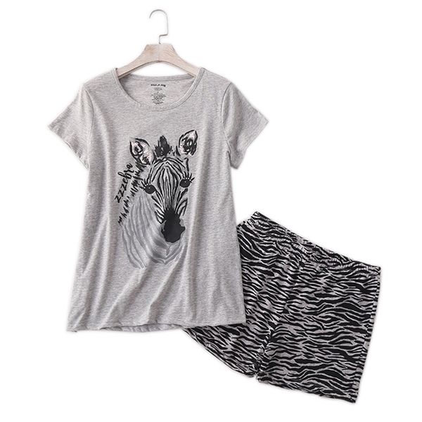 casual zebra summer shorts sleepwear women pajamas sets 100% cotton cute cartoon ladies pyjamas pijamas women sleepwear 210330, Black;red
casual zebra summer shorts sleepwear women pajamas sets 100% cotton cute cartoon ladies pyjamas pijamas women sleepwear 210330, Black;red