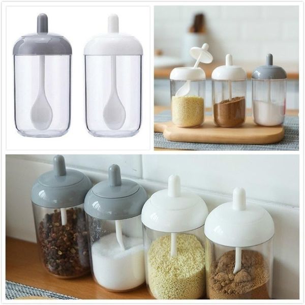 storage bottles & jars spice jar with lid spoon set plastic condiment tins salt container seal box pepper seasoning kitchen organi
storage bottles & jars spice jar with lid spoon set plastic condiment tins salt container seal box pepper seasoning kitchen organi