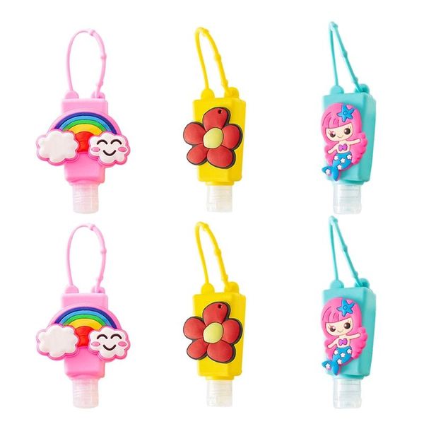 storage bottles & jars 6pcs hand sanitizer refillable empty bottle with cartoon floral silicone holder
storage bottles & jars 6pcs hand sanitizer refillable empty bottle with cartoon floral silicone holder