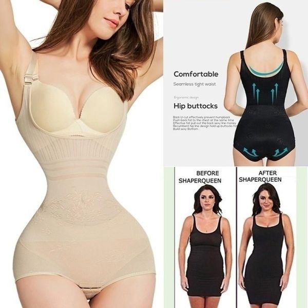 women's shapers 2021 plus size women shapewear waist trainer body shaper corset bodysuit underwear bulifter with tummy control slimming, Black;white
women's shapers 2021 plus size women shapewear waist trainer body shaper corset bodysuit underwear bulifter with tummy control slimming, Black;white