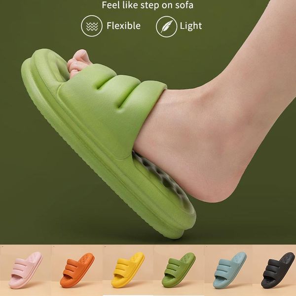slippers 2021 mute eva sofa slides women thick sole soft indoor anti-slip sandals men summer platform shoes bath, Black
slippers 2021 mute eva sofa slides women thick sole soft indoor anti-slip sandals men summer platform shoes bath, Black