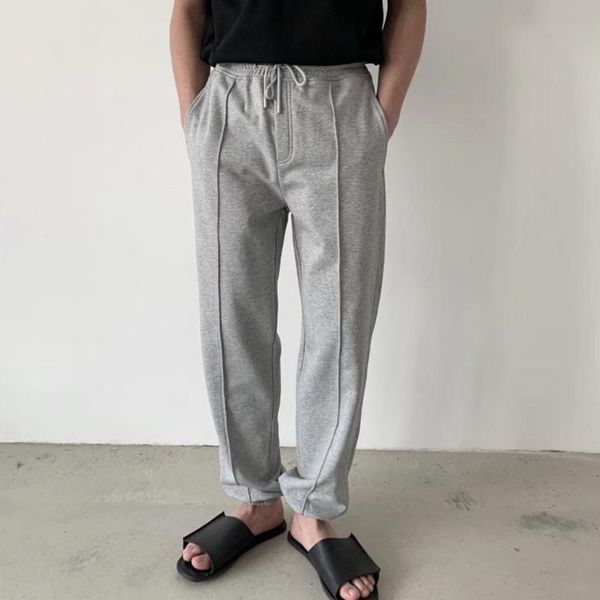 men's pants wear 2021 autumn solid color drawstring wide leg for couple elastic waist causal sweatpants trousers male, Black
men's pants wear 2021 autumn solid color drawstring wide leg for couple elastic waist causal sweatpants trousers male, Black