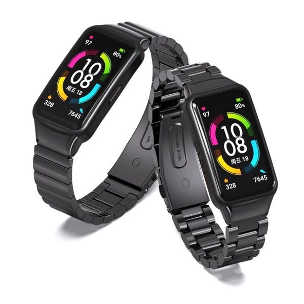 watch bands strap for huawei honor band 6 smart wristband bracelet replacement wrist metal, Black;brown
watch bands strap for huawei honor band 6 smart wristband bracelet replacement wrist metal, Black;brown
