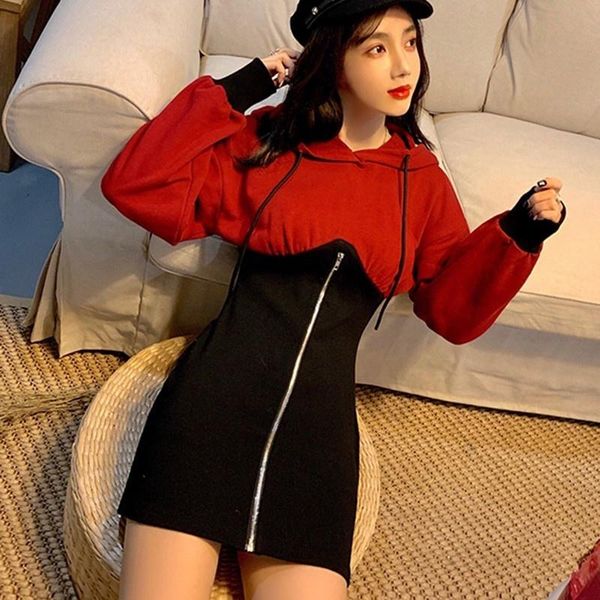 casual dresses autumn and winter dress vestidos vestido sukienki women ropa mujer shein sexy, Black;gray
casual dresses autumn and winter dress vestidos vestido sukienki women ropa mujer shein sexy, Black;gray