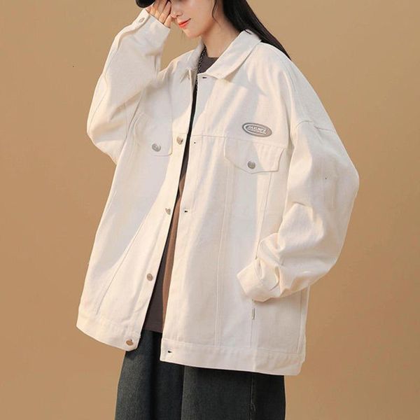 women's jackets neploha solid color casual denim jacket coats 2021 fashion loose lapel neutral streetwear female, Black;brown
women's jackets neploha solid color casual denim jacket coats 2021 fashion loose lapel neutral streetwear female, Black;brown
