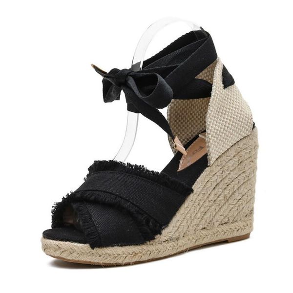 dress shoes preto branco women's sandals for women and ladies straw foot strap slanted wedge high-heeled black bow -838
dress shoes preto branco women's sandals for women and ladies straw foot strap slanted wedge high-heeled black bow -838