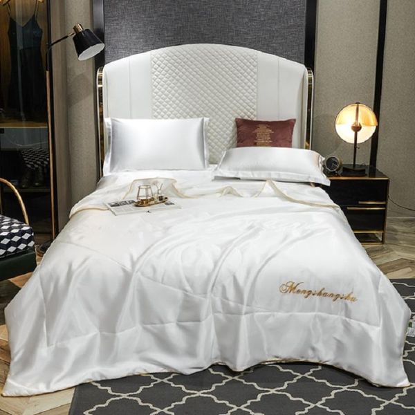 comforters & sets solid color water-washed tencel embroidered thin summer quilt home decor air conditioner cool ice silk blanket queen king
comforters & sets solid color water-washed tencel embroidered thin summer quilt home decor air conditioner cool ice silk blanket queen king