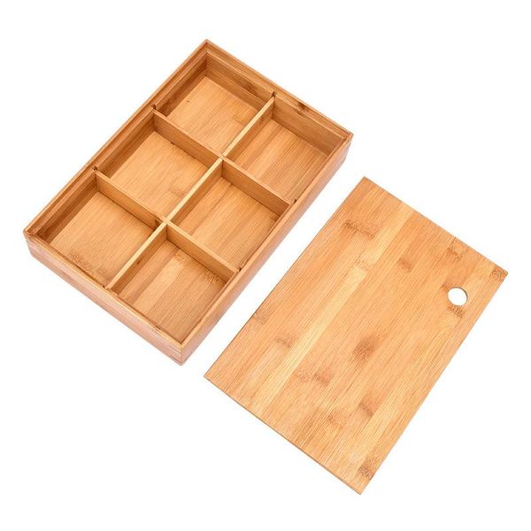 dishes & plates pantry storage organizer box-6 divided sections decorative holder for cookies baking items, oils, juices, spices,packets
dishes & plates pantry storage organizer box-6 divided sections decorative holder for cookies baking items, oils, juices, spices,packets