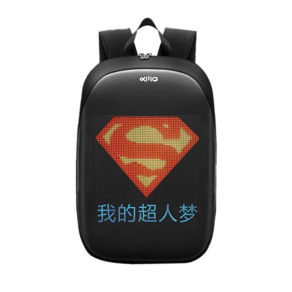 backpack led display screen dynamic men advertising light bag trave lapwireless wifi app control outdoor backpacks
backpack led display screen dynamic men advertising light bag trave lapwireless wifi app control outdoor backpacks