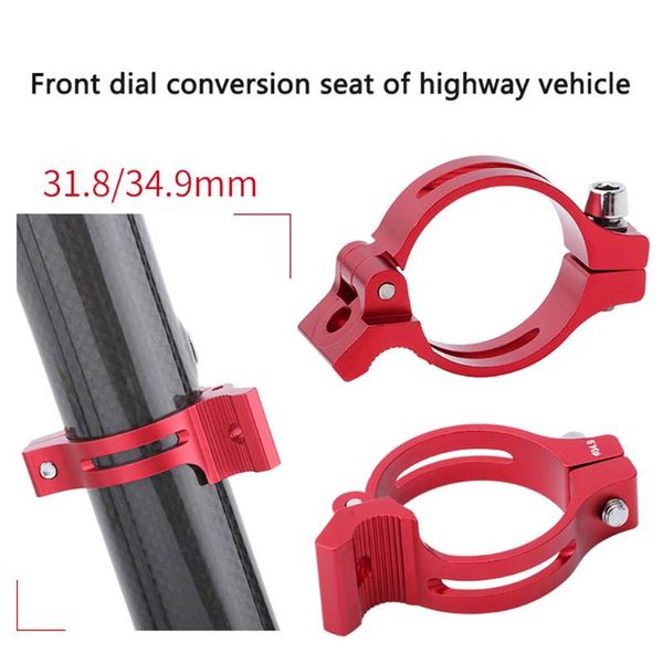 bike derailleurs 31.8/34.9mm road front derailleur clamp adapter aluminum alloy mtb bicycle replacement parts accessories
bike derailleurs 31.8/34.9mm road front derailleur clamp adapter aluminum alloy mtb bicycle replacement parts accessories