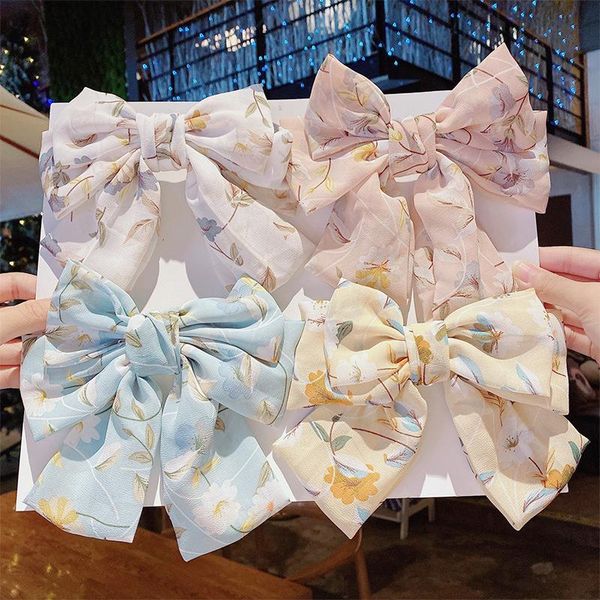 hair accessories korean large bow hairpin chiffon printing clip back small fresh horsetail female, Slivery;white
hair accessories korean large bow hairpin chiffon printing clip back small fresh horsetail female, Slivery;white