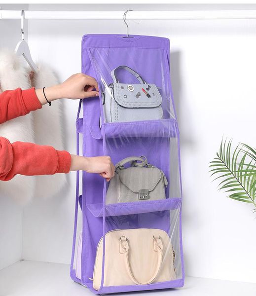 storage bags 6 pocket two sides large clear shelf shoes purse handbags closet hanging bag organizer door hanger
storage bags 6 pocket two sides large clear shelf shoes purse handbags closet hanging bag organizer door hanger
