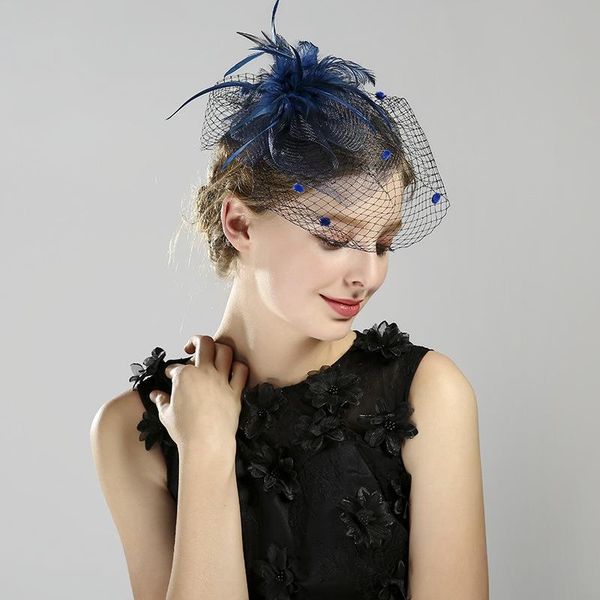 hair clips & barrettes european and american mesh hat feather veil banquet tiara dress accessories, Golden;silver
hair clips & barrettes european and american mesh hat feather veil banquet tiara dress accessories, Golden;silver