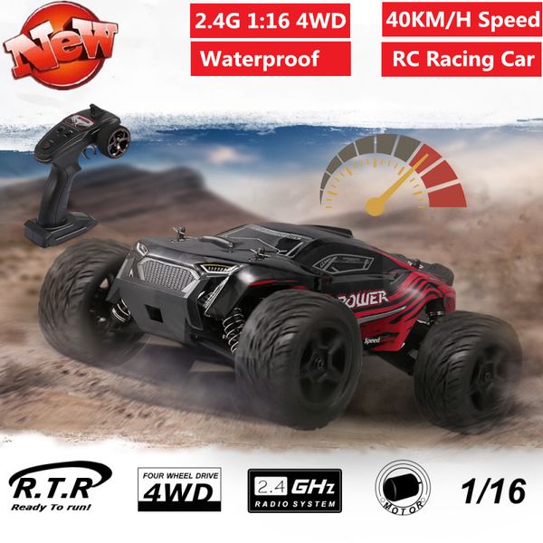 2.4g 116 4wd remote control truck car 40km/h high speed rc racing car toy off-road buggy drift car vehicle waterproof gifts
2.4g 116 4wd remote control truck car 40km/h high speed rc racing car toy off-road buggy drift car vehicle waterproof gifts