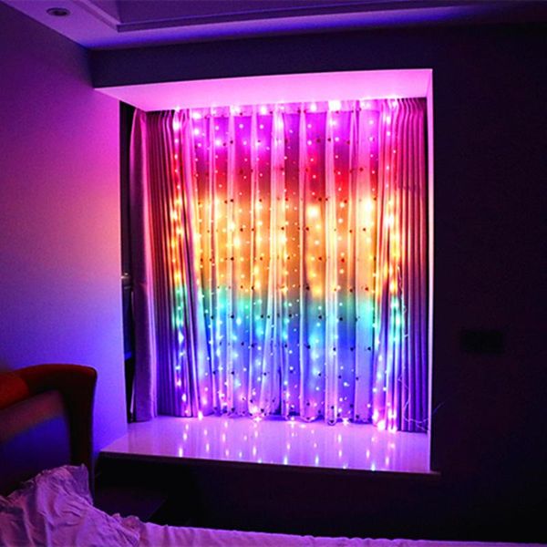 strings 3 m led curtain lights , multicolor window string with remote,home party chritmas bedroom rainbow decor
strings 3 m led curtain lights , multicolor window string with remote,home party chritmas bedroom rainbow decor