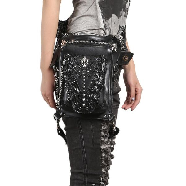 steampunk women waist leg bags skull rivet messenger shoulder retro rock fanny packs gothic pu leather holster drop hip bag
steampunk women waist leg bags skull rivet messenger shoulder retro rock fanny packs gothic pu leather holster drop hip bag