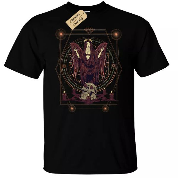 ángel oscuro camiseta gótico para hombre satánico calavera pentagrama bruja, White;black
ángel oscuro camiseta gótico para hombre satánico calavera pentagrama bruja, White;black
