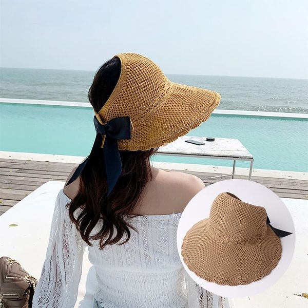 wide brim hats women summer visors hat foldable sun large beach straw chapeau femme uv protection cap, Blue;gray
wide brim hats women summer visors hat foldable sun large beach straw chapeau femme uv protection cap, Blue;gray