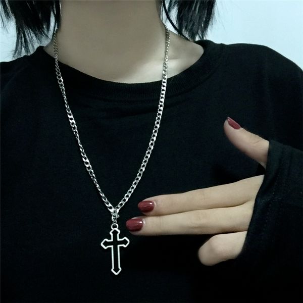 wholesale vintage gothic hollow cross pendant necklace necklace for men women gift, Silver
wholesale vintage gothic hollow cross pendant necklace necklace for men women gift, Silver