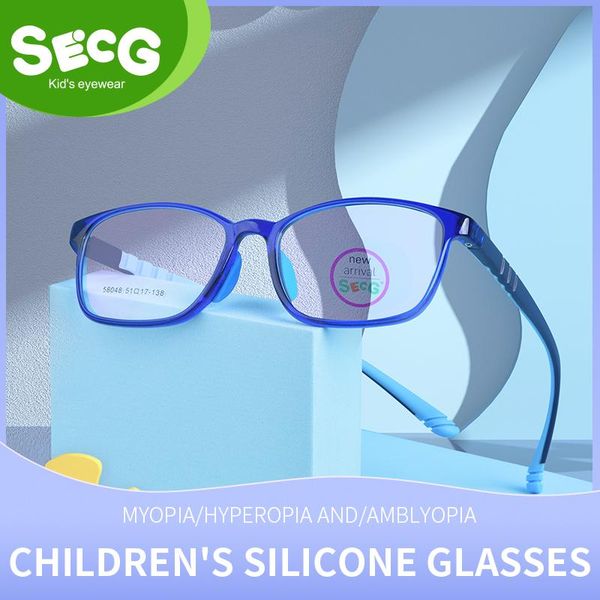 secg children's glasses frame hyperopia amblyopia silicone ultra light student myopia boys and girls fashion sunglasses frames, Black
secg children's glasses frame hyperopia amblyopia silicone ultra light student myopia boys and girls fashion sunglasses frames, Black