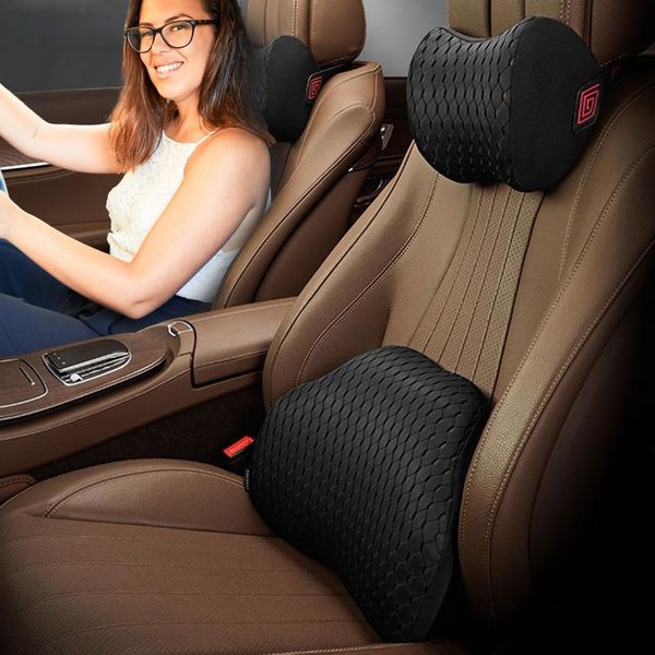 seat cushions car neck pillow headrest lumbar support back cushion memory foam travel relax for driver chair
seat cushions car neck pillow headrest lumbar support back cushion memory foam travel relax for driver chair